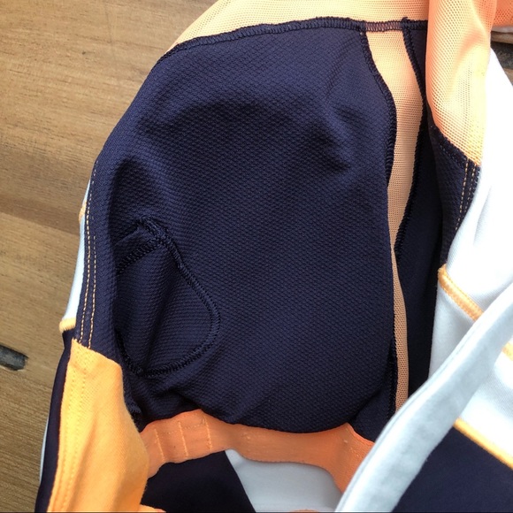 Lululemon Spin It To Win It Tank Navy White Orange - Picture 7 of 10